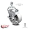 Service Caster 4 Inch Semi Steel Wheel Swivel 1/2 Inch Threaded Stem Caster with Brake SCC SCC-TS20S414-SSS-TLB-121315 - alternate 4